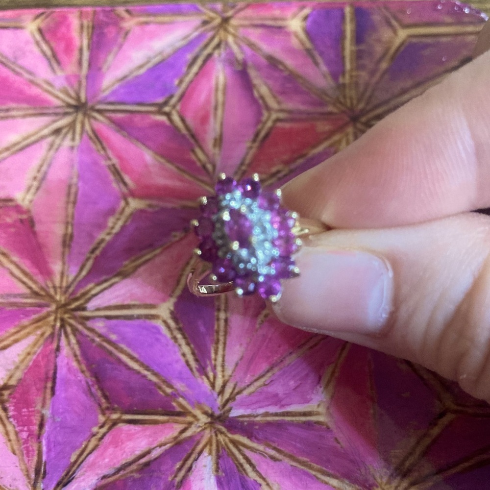 VINTAGE Magnificent 6.5 Pink Tourmaline Gemstone Ring